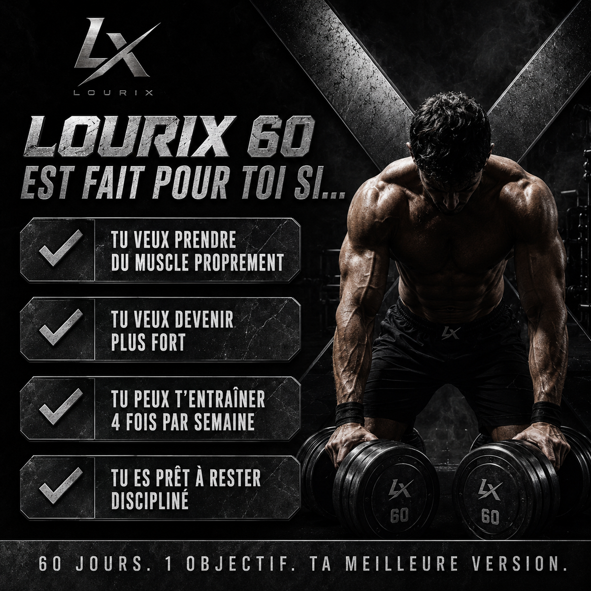 LOURIX 60 — Programme de transformation physique en 60 jours